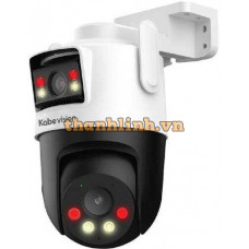 Camera Kabe vision WiFi 2 ống kính quay quét ngoài trời 10MP KX-SM10L